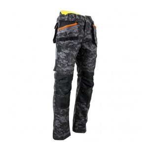 Pantalon tissu Canvas avec poches genouillères LMA modèle DONJON