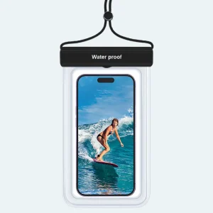Pochette étanche téléphone portable jusqu'à 6,5" anti explosion 30M