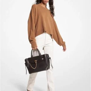 Chandail asymétrique en laine et cachemire MK