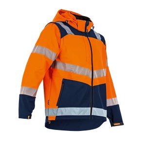Veste softshell haute visibilite bicolore LMA modele CIBLE