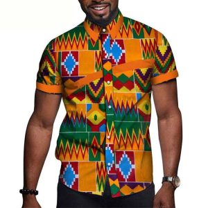 Chemise Africaine Wax Homme