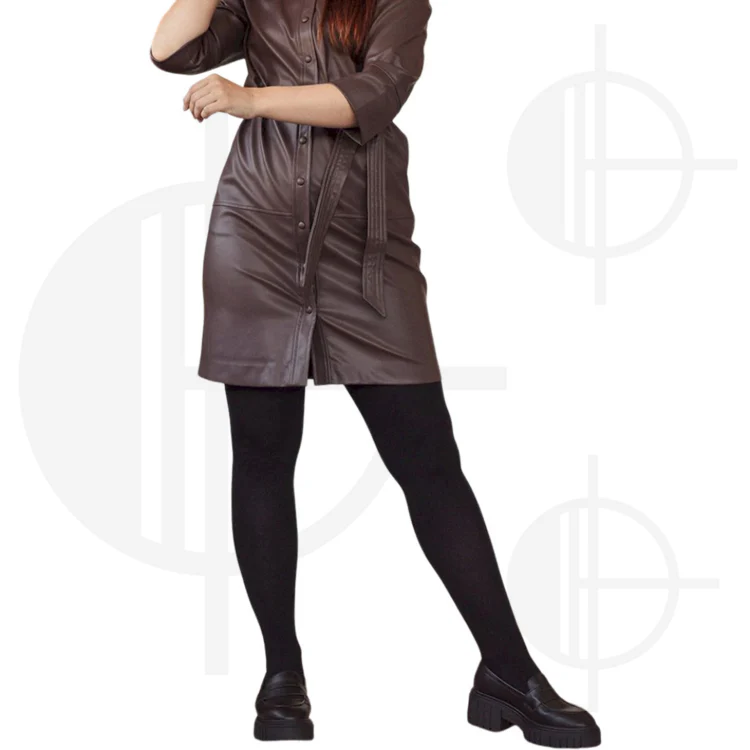 Collant chaud 250D noir Rachel – Image 2