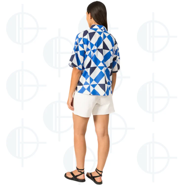 Chemise manches courtes Lucie Saint-James – Image 2