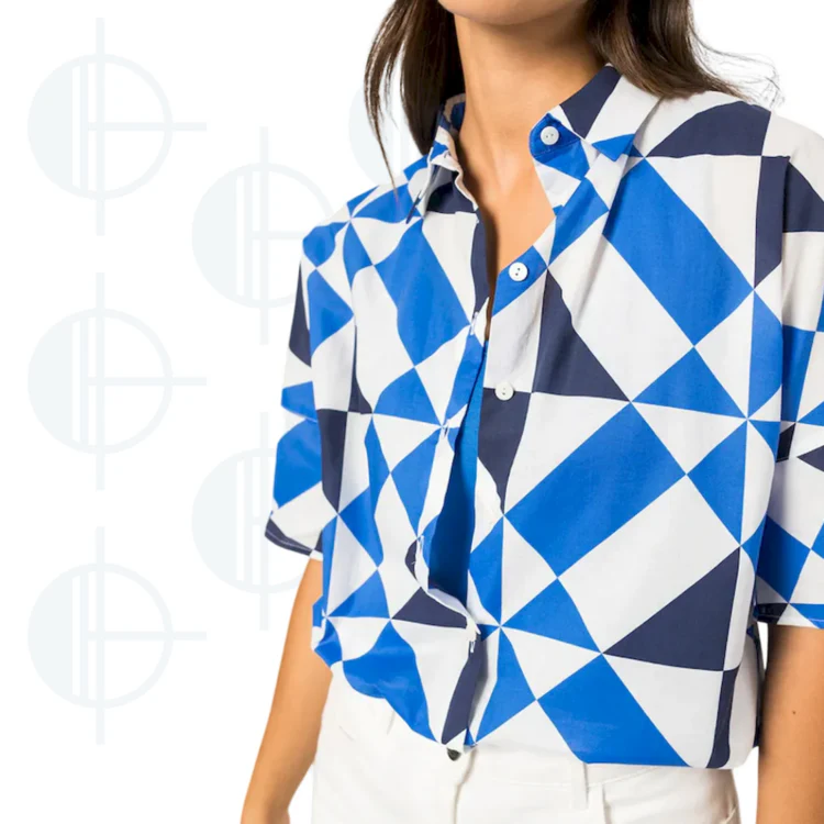 Chemise manches courtes Lucie Saint-James – Image 4