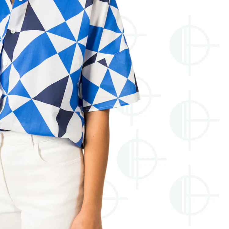 Chemise manches courtes Lucie Saint-James – Image 5