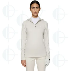 Aerial quarter zip Hood W J.Lindeberg