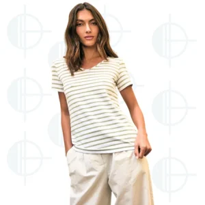 T-Shirt Col V Aviso Saint-James