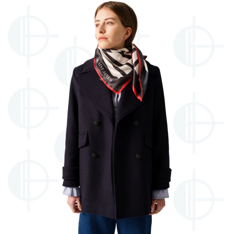 Foulard Carré coeur Saint-James – Image 2