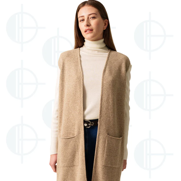 Gilet long sans manche Geneve Saint-James