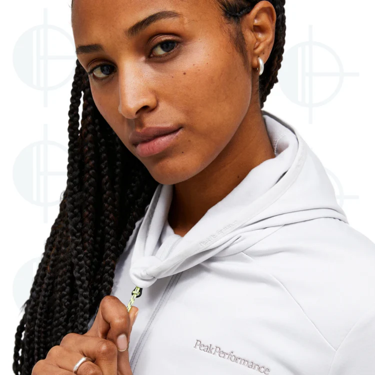 Hoodie Light Zip W Peak Performance – Image 3