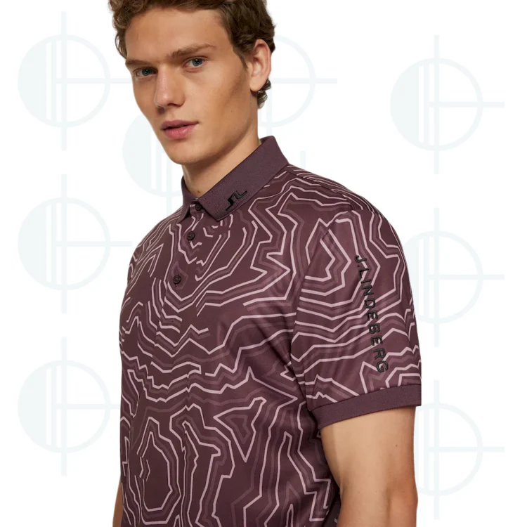 Polo Tour Tech Print J.Lindeberg – Image 5