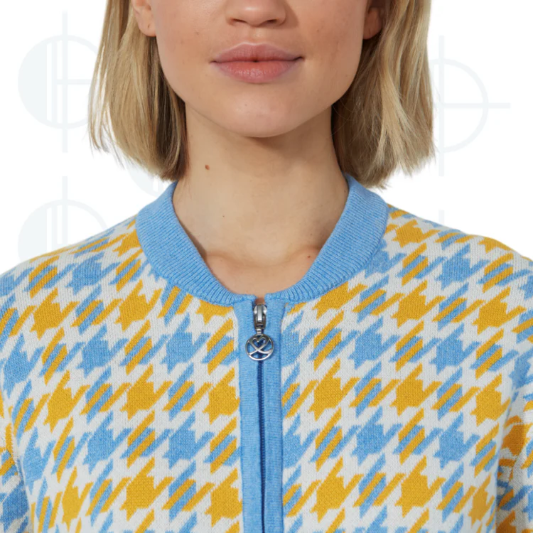 Cardigan Houndtooth Daily Sports – Image 3