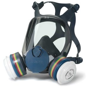 9002 – Masque à gaz panoramique à filtres à baïonnette (livré sans filtre)