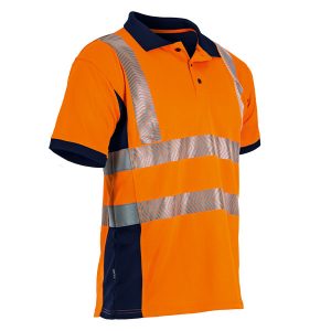 Polo haute visibilite bicolore LMA modele PREVOYANCE