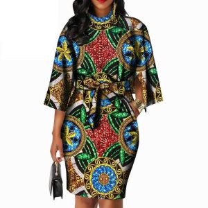 Robe de Cérémonie Pagne Africain