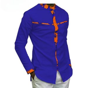 Chemise Homme en Pagne Wax