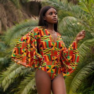 Maillot de Bain Pagne Wax