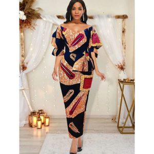 Robe Africaine Moderne Longue