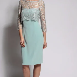 AA-Robe T40  bustier Aurore avec son top Ancone Yvonne Tourterelle