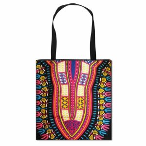 Tote Bag Dashiki Noir