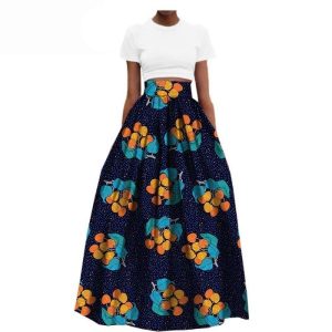 Jupe Longue Africaine Wax