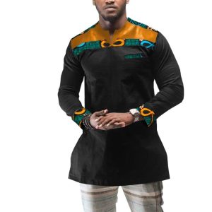 Chemise Africaine Noire