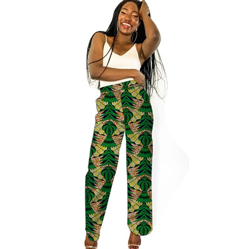 Pantalon Tissu Wax Femme – Image 4