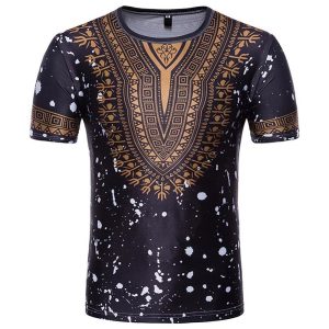 T-Shirt Africain Motif Dashiki