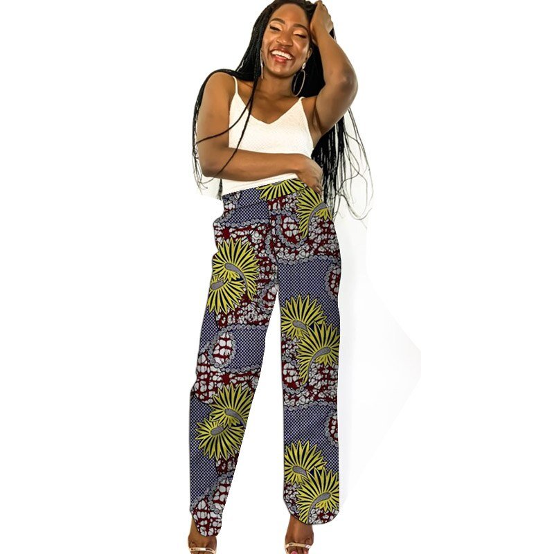 Pantalon Tissu Wax Femme – Image 7