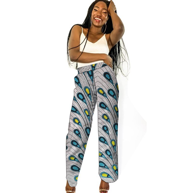 Pantalon Tissu Wax Femme – Image 6