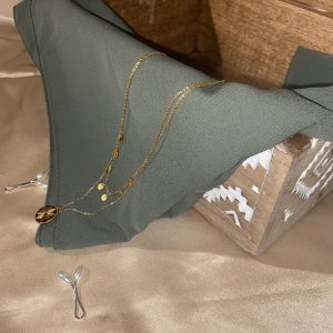 Soie de Médine Premium Vert impérial 1m90