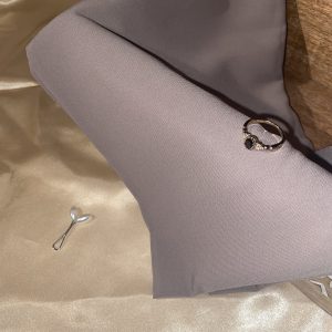 Soie de Médine Premium Gris marron 1m90