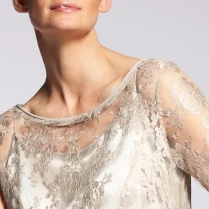 AA- TUNIQUE DENTELLE HACIENDA BLE taille 44