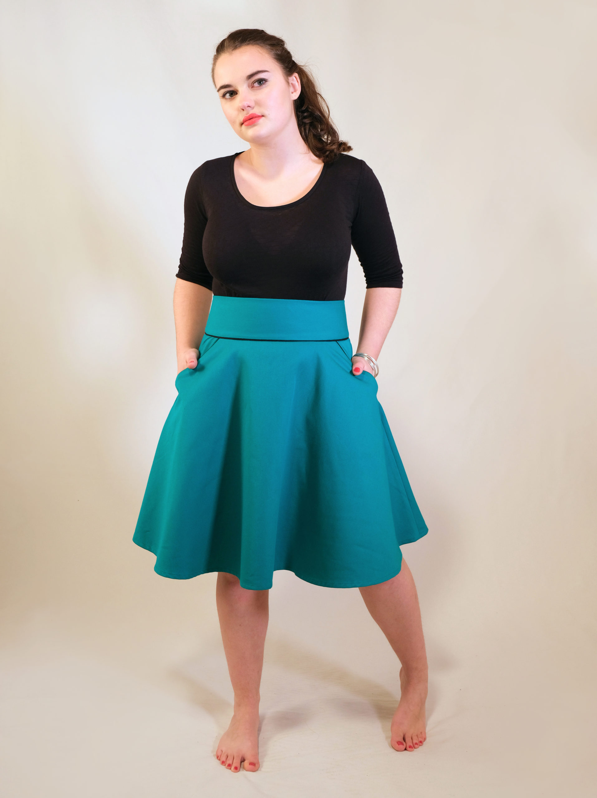 FONZY : Sergé de coton vert dragon – Image 4