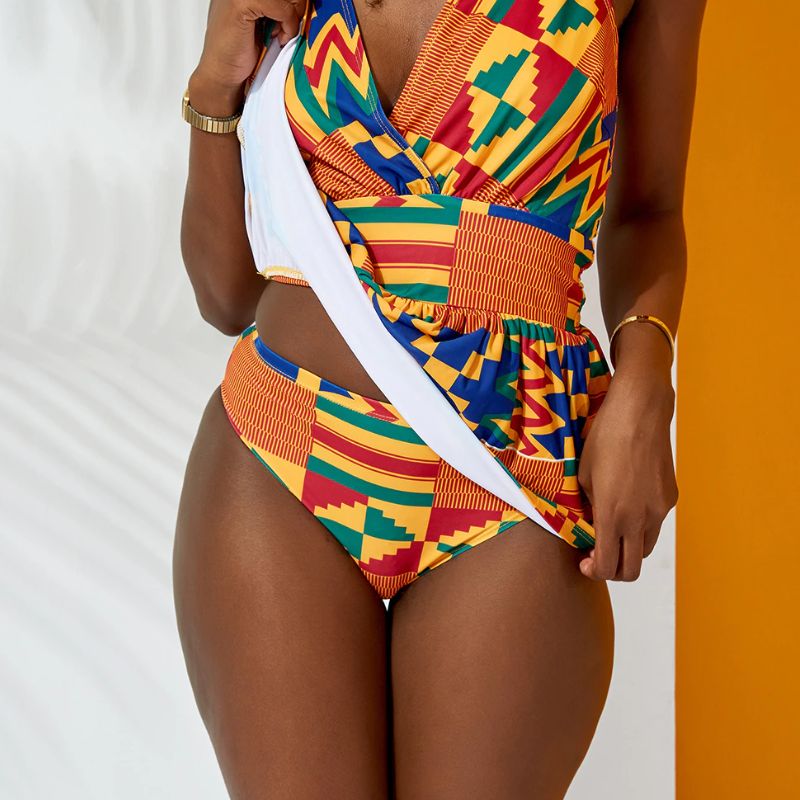Maillot de bain Femme Africaine 2 pièces – Image 3