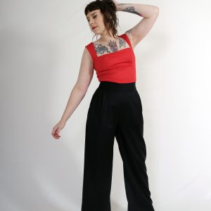 LUNE : Pantalon 100% laine