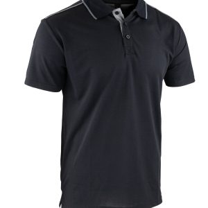 Polo bicolore manches courtes LMA