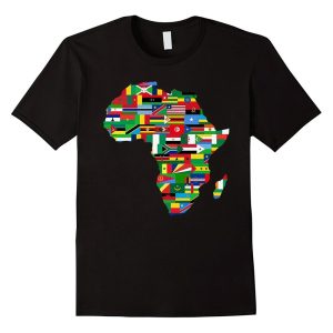 T-Shirt Africain Drapeau