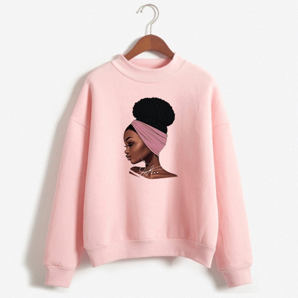 Pull Africain Femme Moderne Rose – Image 4