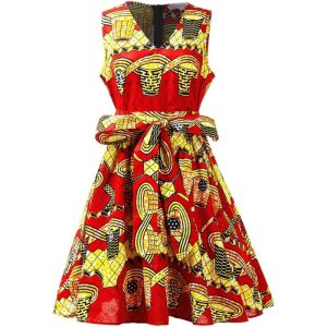 Robe Wax Tissu Africain