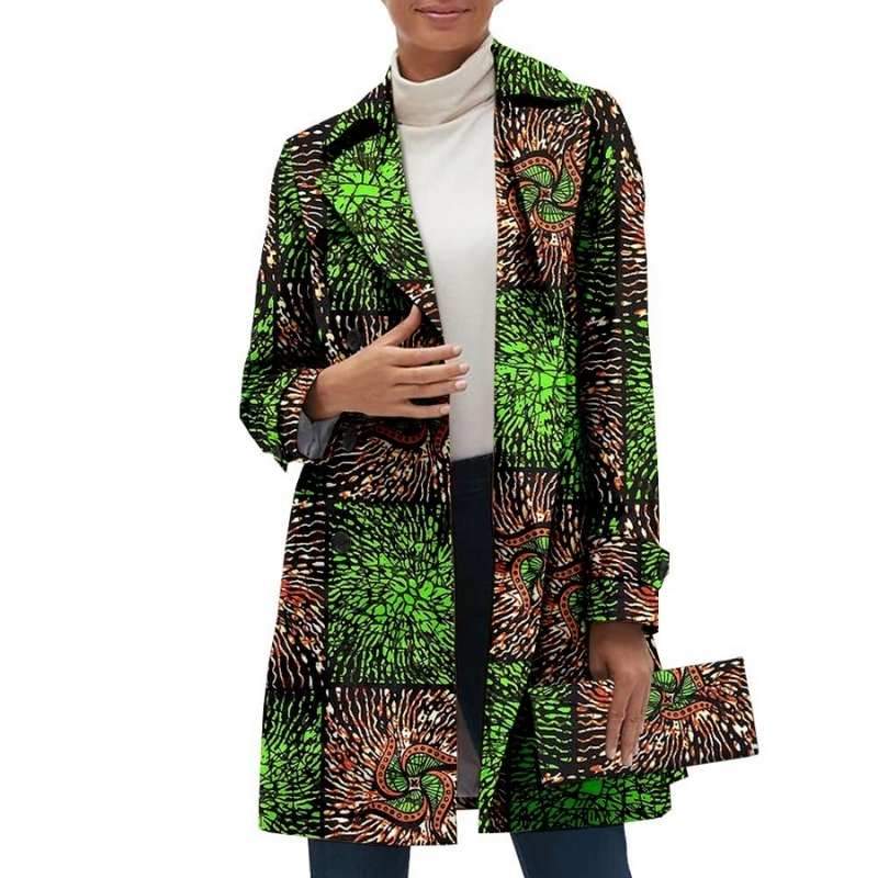 Manteau Femme Pagne Africain – Image 2