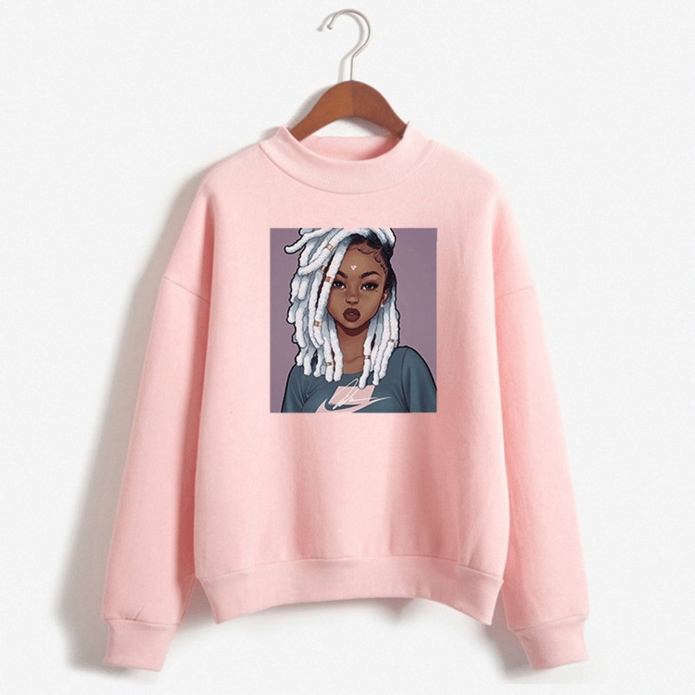 Pull Africain Femme Moderne Rose – Image 5