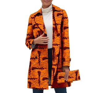 Manteau Tissu Africain