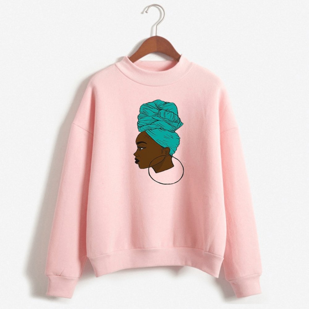 Pull Africain Femme Moderne Rose – Image 6