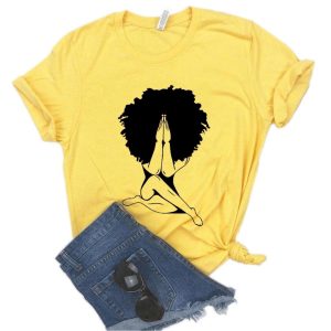 T-shirt Afro Femme