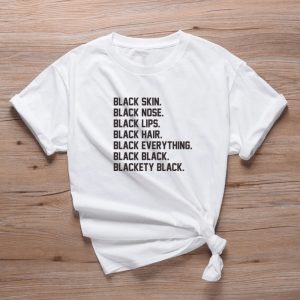 T-SHIRT Africain FEMME « BLACKETY BLACK »