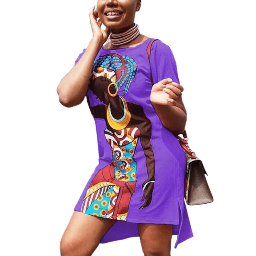 Robe Africaine Courte FEMME AFRICAINE – Image 8