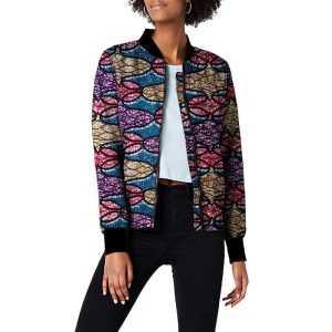 Bomber Femme Tissu Africain