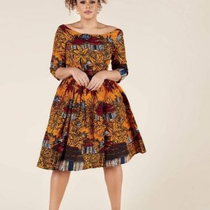 Robe Africaine Manche Courte