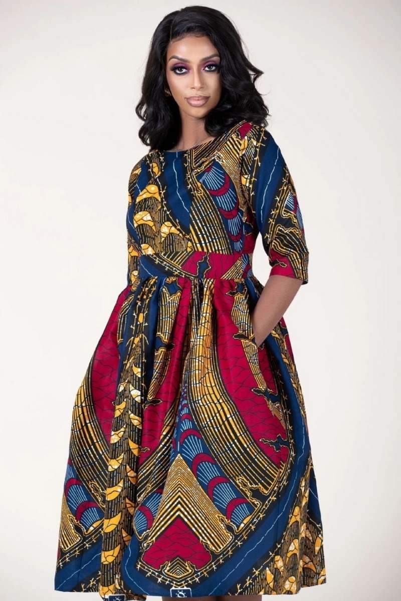 Robe Africaine En Tissu – Image 2